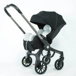 EU-LAGER 4-in-1-Kinderwagen, multifunktionaler Kinderwagen für Neugeborene, faltbarer Korb-Sitz, leichter Reise-Kinderwagen-Autositz