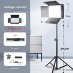 LED Foto Studio Licht Für Youbute Spiel Live Video Beleuchtung Auf Kamera 40W/50W Tragbare Video Aufnahme fotografie Panel Lampe