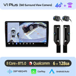 Junsun Android 14 Autoradio für Mercedes Benz Smart Fortwo 451 2005–2010 Stereo für Apple Wireless CarPlay Multimedia GPS FM RDS 4G