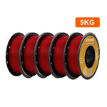 KINGROON PETG 3D-Drucker-Filament 1,75 mm 5 kg 10 kg Mixfarbe 3D-Druckmaterial 1 kg/Rolle Petg Kunststoff für FDM-3D-Drucker