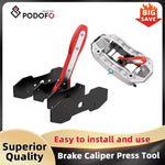 Podofo Brake Caliper Press Tool Brake Caliper Compression Tool Car Ratcheting Brake Caliper Piston Spreader Press Tool 360°