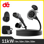 dé Typ 2 Verlängerung kabel 11kW für Wallbox-Ladestation ev Ladegerät kompatibel mit allen Typ 2 Ladesteckern 5m 10m 15m 20m