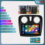 Hizpo android auto radio für renault logan 2 2013-2018 sandero 2 2013-2018 4g auto multimedia gps 2din autoradio carplay wifi dsp