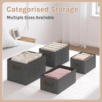 3/5/6 stuks opvouwbare stoffen opbergkubussen voor kast, speelgoed, ondergoed, kledingorganizer, opbergdoos, kledingkast, thuisopbergorganizer