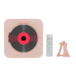 CD Multimedia Player, Kompakt, Leicht, Timer-Schaltung ein/aus, BT 5.0, FM, USB/TF-Anschluss, mit Ständer, Wiederaufladbar