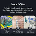 Draagbare ultrasone reiniger van 600 ml voor sieraden, brillen, gebitsprotheses, horloges, wasmachinekuipen en andere reinigingsapparatuur met dubbele vibratiefrequentie.
