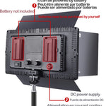 LED-fotostudiolamp voor YouTube, games, live video, cameraverlichting, 40W/50W, draagbare video-opname- en fotografiepaneellamp