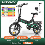 16 Elektro fahrrad Hitway mit 36V faltbarer elektrischer Pedal unterstützung mit 10,4ah Batterie, beschleuniger frei, für Teenager