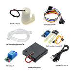 DIY Automatisches Bewässerungssystem Selbstbewässerung DIY Kit Garten Pflanzen Wasserpumpe Bodenfeuchtigkeitssensor Relaismodul für Arduino