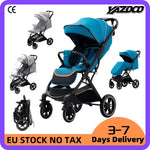 Kinderwagen leichter faltbarer Kinderwagen mit hoher Landschaft, multifunktion aler vierrädriger, stoß dämpfender Kinderwagen für Neugeborene