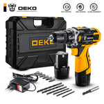 DEKO Akku-Bohrschrauber, 12 V, 16 V, 20 V, Mini-Wireless-Elektrowerkzeuge, DC-Lithium-Ionen-Akku, Elektroschrauber, Heim-DIY-Bohrmaschine