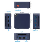 SOYO Mini PC M4 Mini Intel Twin Lake N150 CPU Windows 11 Pro Mini PC 12 GB DDR5 512 GB RAM WiFi5 BT5.0 Tragbarer desktopcomputer