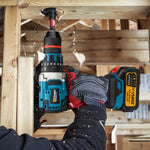 480 Nm borstelloze elektrische slagboormachine, accuboormachine, 13 mm elektrische schroevendraaier, doe-het-zelf-schroevendraaier, elektrisch gereedschap voor Makita 18V accu.