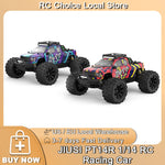 JIUSI PT14R V3 1/14 RC Raceauto 3S Batterij 4WD 80km/u Borstelloze Motor 2.4G Afstandsbediening 35C Hogesnelheids RC Offroad Truck