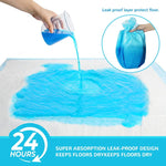 100 stuks huisdierluiers 45*60cm Superabsorberende huisdierluiers Hondentrainingsmatjes Wegwerpbare, gezonde luiermat voor katten en honden