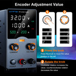 Wanptek laboratoriumvoeding 30V 5A 30V 10A 60V 5A 120V 3A instelbaar met USB-uitgang en display, gelijkstroomvoeding voor laboratoriumtafels