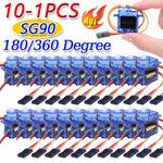 5-50 stuks SG90 9G microservomotor voor RC-vliegtuigen, modelvliegtuigen met vaste vleugels, telecontroleerbare speelgoedvliegtuigen, miniservomotor