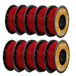 KINGROON PETG 3D-Drucker-Filament 1,75 mm 5 kg 10 kg Mixfarbe 3D-Druckmaterial 1 kg/Rolle Petg Kunststoff für FDM-3D-Drucker