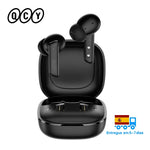 QCY HT05 ANC Drahtlose Kopfhörer 40dB Noise Cancelling Bluetooth 5,2 Kopfhörer 6 Mic ENC HD Anruf TWS Ohrhörer Transparenz Modus
