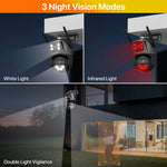 WONSDAR 4K PTZ WIFI-camera met dubbele lens en dubbel scherm, IP-camera voor buiten, HD, automatische tracking, beveiliging, CCTV-bewaking iCSee
