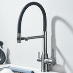 Gefilterter Küchenarmatur, Reinigungshahn mit magnetischem Sprühgerät, Küchenarmatur, gefiltertes Wasser, Reinigungsfunktion, Küchenhahn