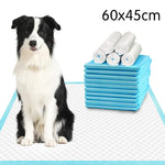 100 stuks huisdierluiers 45*60cm Superabsorberende huisdierluiers Hondentrainingsmatjes Wegwerpbare, gezonde luiermat voor katten en honden