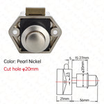 10PCS KAK Camper Auto Push-Lock 20mm RV Caravan Boot Motor Hause Schrank Schublade Latch Taste Schlösser für Möbel Hardware