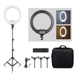 Sh 45cm 18 Zoll Rin glicht mit Stativ Stand USB Ladung Selfi LED Lampe dimmbare Fotografie Licht für Foto fotografie Studio