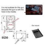 Mini MR Red Dot Vizier Collimator Geweer Reflexvizier Richtkijker gemonteerd op 20mm rail voor airsoft-/jacht