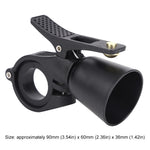 Fietsstuurring, eenvoudig te installeren, fietsaccessoire voor sturen van 22-31,8 mm, fietshoorn met hoog decibelgehalte, transparante ring.