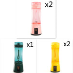 Draagbare elektrische fruitpers, draadloos, USB-oplaadbaar, mini-mixer, multifunctionele zomerse smoothieblender, keukenbenodigdheden