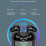AWEI True Wireless Bluetooth-oplaadpod-hoofdtelefoon