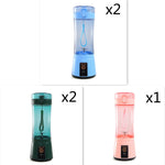 Draagbare elektrische fruitpers, draadloos, USB-oplaadbaar, mini-mixer, multifunctionele zomerse smoothieblender, keukenbenodigdheden