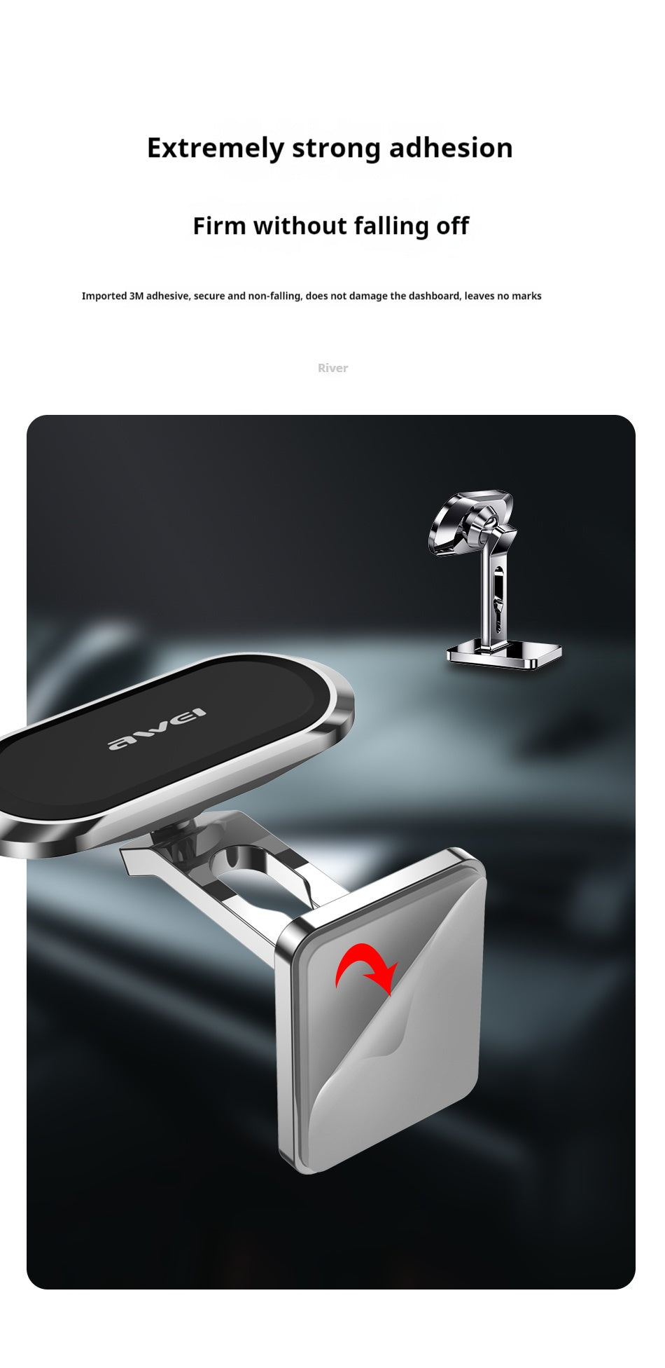 AWEI Mini Autotelefoonhouder