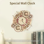Robotime ROKR Zodiac Wandklok 3D Houten Puzzel Model Montage Speelgoed Cadeaus voor Kinderen Kinderen Tieners LC601 Ondersteuning Dropshipping