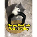 Kattenboog zelfverzorgings- en massagespeelgoed, multifunctionele kattenhaarborstel, kattenkrabspeeltje voor katten, kittens, interactieve voorziening