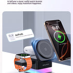 AWEI 3-in-1 Multifunctionele Draadloze Oplader