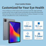 G-tab T9 Rockchip RK3562 Quad Core 3GB 3GB RAM 64GB ROM 10.1 Inch Android 14 Tablet PC Grijs