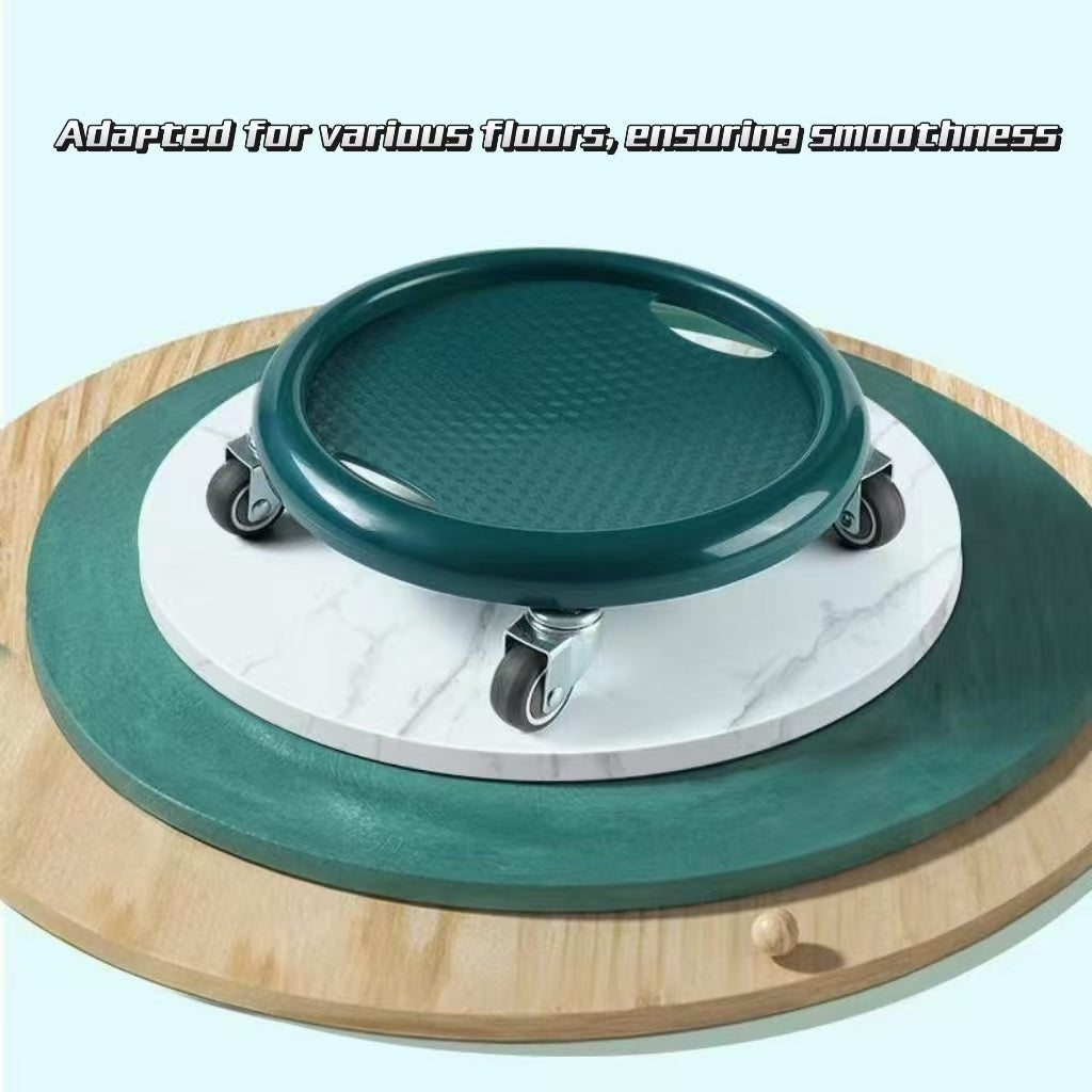 1 stuk Premium Core Strength Abdominal Roller - 4-wielige glijdende schijf, duurzaam PVC, ideaal voor thuisfitness