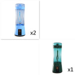 Draagbare elektrische fruitpers, draadloos, USB-oplaadbaar, mini-mixer, multifunctionele zomerse smoothieblender, keukenbenodigdheden