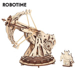 Robotime ROKR Siege Heavy Ballista 3D Houten Puzzel Oorlogsspel Assemblage Speelgoed Cadeaus voor Kinderen Jongens Kinderen KW401 Dropshipping