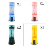 Draagbare elektrische fruitpers, draadloos, USB-oplaadbaar, mini-mixer, multifunctionele zomerse smoothieblender, keukenbenodigdheden