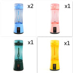 Draagbare elektrische fruitpers, draadloos, USB-oplaadbaar, mini-mixer, multifunctionele zomerse smoothieblender, keukenbenodigdheden