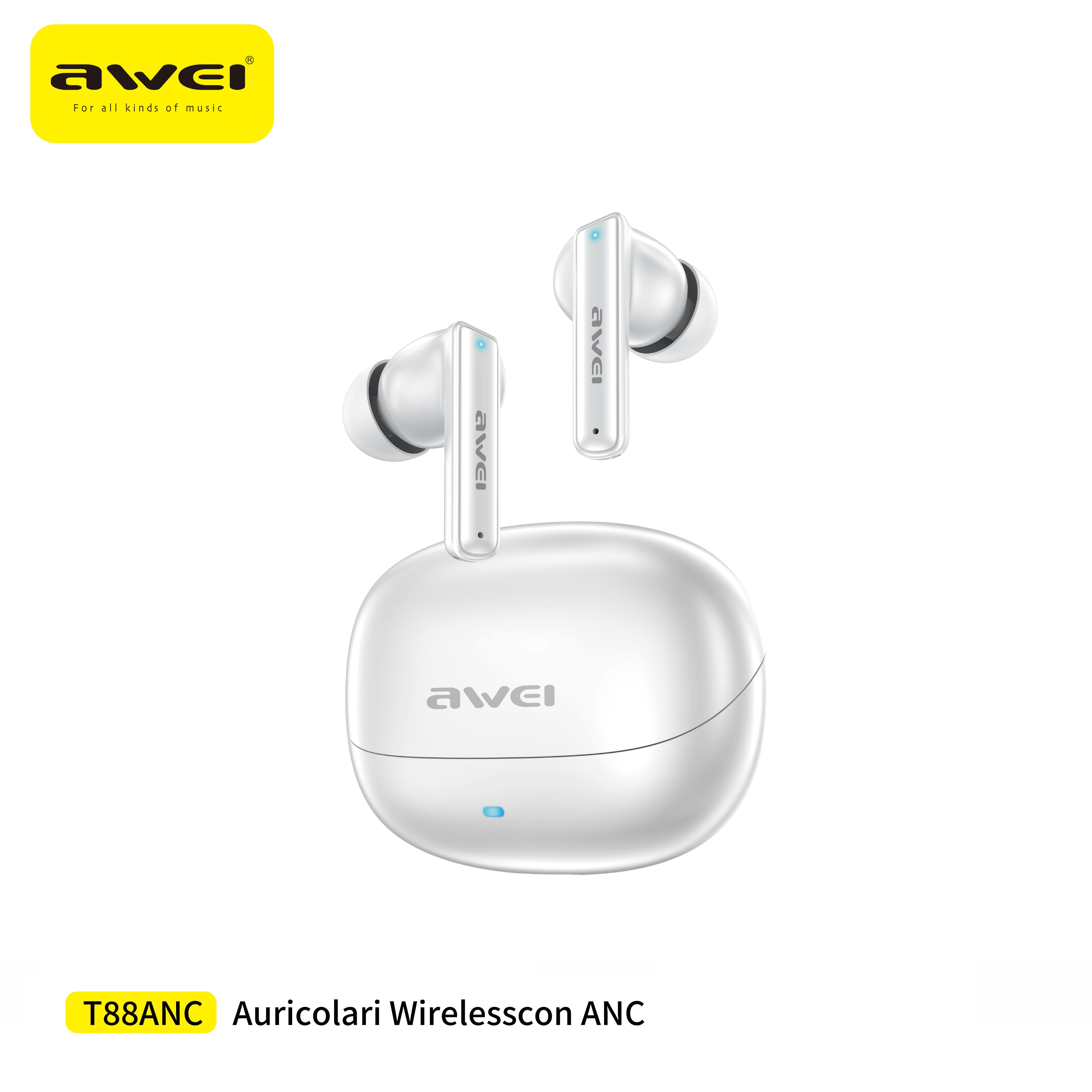 AWEI ANC ENC True Wireless Sport Bluetooth-oortelefoons