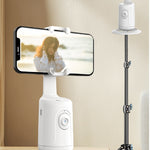 360 Auto Face Tracking Gimbal AI Smart Gimbal Face Tracking Auto Telefoonhouder Voor Smartphone Video Vlog Live Stabilisator Statief