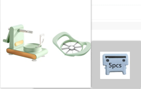 Handbediende multifunctionele schilmachine voor thuis, schilmachine, snijmachine voor in de keuken, gereedschap met gadgets, fruitboor, keukengadgets