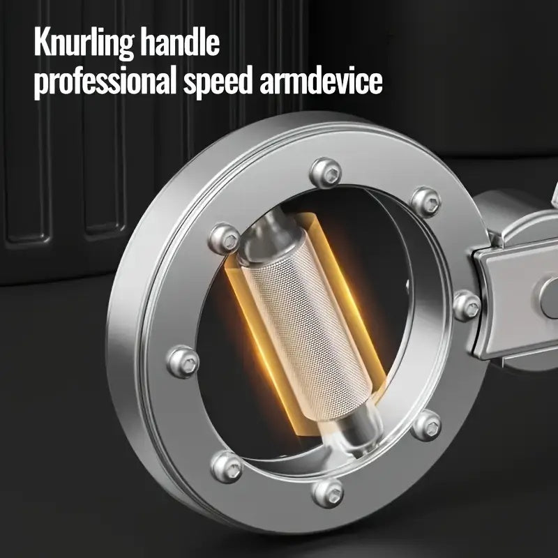 Multifunctionele verstelbare weerstandssnelheidsarmtrainer met acht wielen voor polskracht en boksen, ideaal voor sterke en gezonde armen van mannen. 8-vingerige ringarmkrachtapparaat en fitnesshefring.