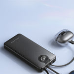 AWEI Ingebouwde bedrade intelligente powerbank met meerdere uitgangen