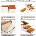 Kleine hondentrappen - Huisdierentrappen voor banken en hoge bedden, opvouwbare treden, opbergruimte voor speelgoed voor huisdieren, kattentrappen voor op bed - Hiermee hebben uw huisdieren direct en gemakkelijk toegang tot uw bank of bed