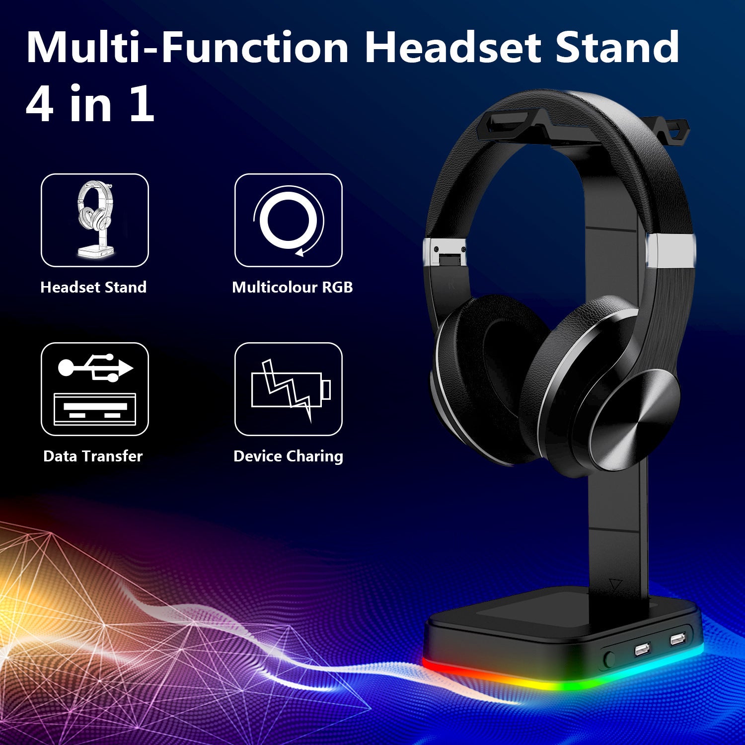 Kleurveranderende headset gaming headset beugel